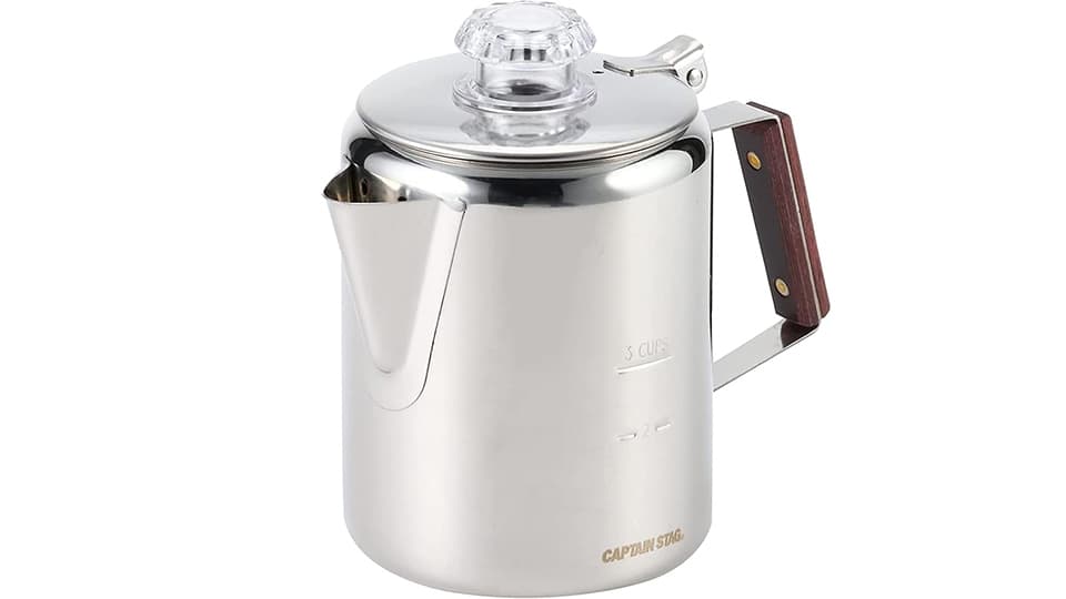 キャプテンスタッグ（CAPTAIN STAG）コーヒー ポット パーコレーター